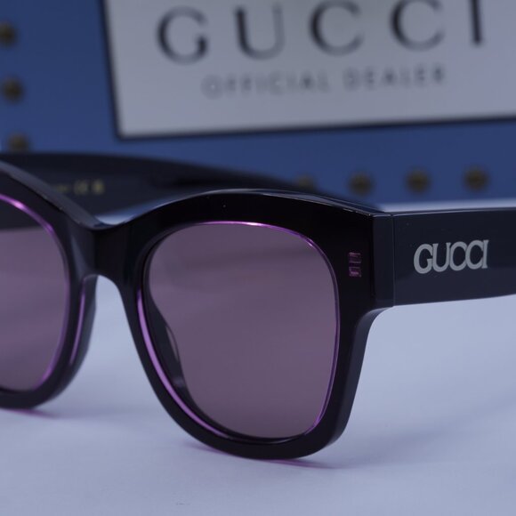 Gucci GG1789S 003 Square Sunglasses - Black/Fuchsia/Lilac main image 11
